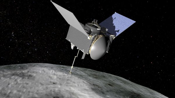 Зонд OSIRIS-REx впервые сфотографировал и передал на Землю снимки астероида Бенну