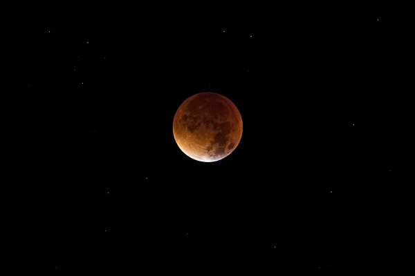 В Сети появились снимки и видео «кровавой Луны века»