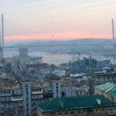 Над Золотым мостом во Владивостоке появился воздушный шар Над Золотым мостом во Владивостоке появился воздушный шар