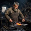 Мирнинский кузнец создаёт инструменты для строителей рудника «Интернациональный»
